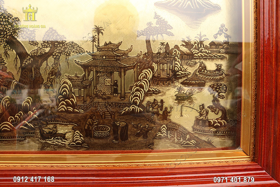 Kh&ocirc;ng chỉ mang lại vẻ đẹp sang trọng cho kh&ocirc;ng gian, vật phẩm c&ograve;n mang &yacute; nghĩa phong thủy s&acirc;u sắc, gi&uacute;p đem lại may mắn, t&agrave;i lộc cho gia chủ